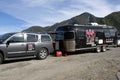 Radio Shack and Nissan Ad on Trailer