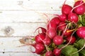 Radish On Grunge Background