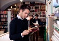 Reading Book In Library