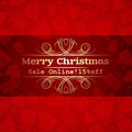 Red Christmas Background And L...