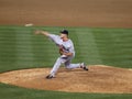 Red Sox closer Jonathan Papelbon throws a pitch ba