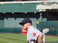 Red Sox closer Jonathan Papelbon waits in bullpen