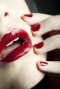 Red Valentine Lips