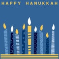 Retro Happy Hanukkah Card [2]