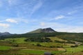 Ridge in open landscape