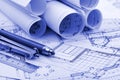Rolls Of Architecture Blueprin...