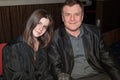 Russian composer Gennady Gladkov and his daughter