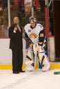 Ryan Miller Is Interviewed After A Win