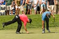 Ryan Moore and Scott Brown at the Memorial Tournament