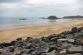 Sandy Beach on the English Channel in Brittany