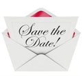 Save the Date Invitation Party Meeting Event Envelope Schedule