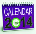 2014 Schedule Calendar Means Future Business Targets