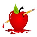 School Violence Bloody Apple