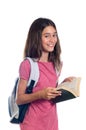 Schoolgirl With Book
