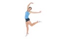 Sctive Sporty Woman Rejocing O...