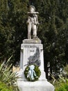 Sculpture of Tito Speri he was an Italian patriot