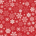 Seamless Christmas Snowflakes ...
