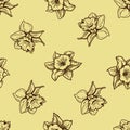 Seamless Flowers Pattern. Natu...