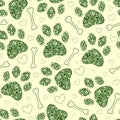 Seamless Pattern With Floral A...