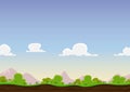 Seamless Spring Landscape