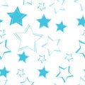 Seamless Star Pattern Background