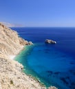 Seaside cliffs Agia Anna Bay Amorgos