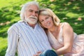 Senior People In Love With Man...