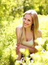 Sensual Young Woman, Smiles Sw...