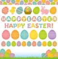 Set Of Easter Elements.