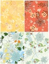 Set Floral Nature