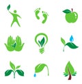 Set Of Nature And Organic Icons