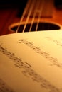 Sheet Music On Guitar 1