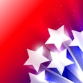 Shiny star background vector with space for your text Royalty Free Stock Images
