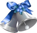 Silver Christmas Bells