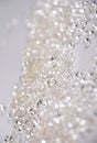 Silver Glitter Background