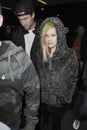 Singer Avril Lavigne and Brody jenner at LAX