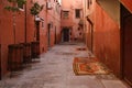 Small street in Marrakech's medina. Morocco