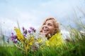 Smile And Flowers