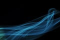Smoke On Black Background