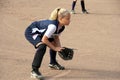 Softball infielder