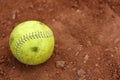 Softball, well used