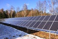Solar Power Station In The Sno...