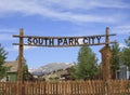 South Park City sign