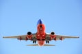 Southwest Airlines 737 landing