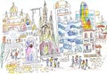 Spanish Street And Architecture