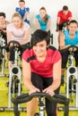 Spinning Class Sport People Ex...