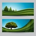 Spring Background Nature Banne...