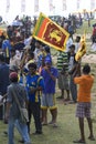 Sri Lanka fans at Cricket World Cup 2011