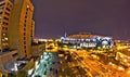 1st january, 2014, charlotte, nc, usa - night view of carolina p