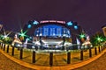 1st january, 2014, charlotte, nc, usa - night view of carolina p